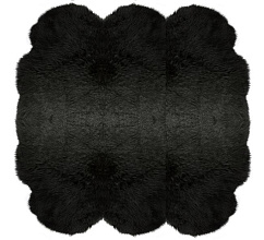 Овчина Новозеландская  6-ти шкурная черная