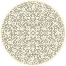 Рельефный ковер из вискозы GENOVA 38064 6565 90 КРУГ
