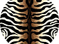 VISION DELUXE d053 BLACK-CREAM Круг