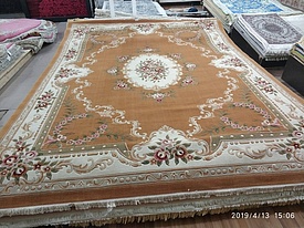 Woolen Machine-made carpets QJ0277GMA YELLOW