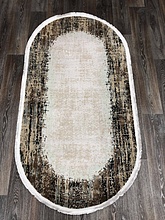 Ковер DOKU 9348B GREY / BROWN Овал