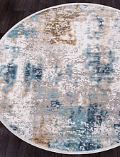 ALLURES 12004 CREAM / BLUE Круг