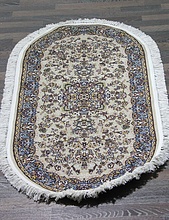 Ковер MASHAD PRESTIGE 01956A CREAM/L.BLUE Овал