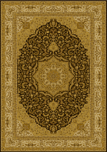 Ковер из вискозы Comtesse 02M043 coffe gold