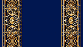 Ковровая дорожка полушерстяная KREMLEVKA blue