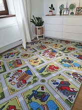 Детский ковер-палас с дорогами C-LIFE