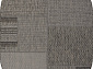 Ковер-циновка KAIR S139 BLACK-GRAY Овал