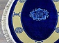 90 LINE WOOLEN HANDK-KNOTTED 6101 NAVY Овал