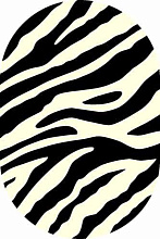 VISION DELUXE d130 L.CREAM-BLACK Овал