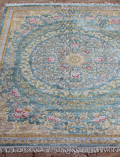 Woolen Machine-made carpets STPY-77 GREEN