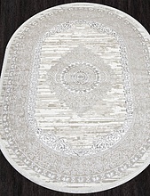 Ковер ALFANI Q012A GREY FDY / CREAM SHRINK Овал