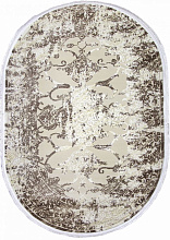 Ковер AMASYA 9020A BEIGE / L.BROWN Овал