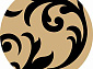 SUNRISE 2 D129 BEIGE-BLACK Круг