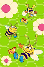 Детский ковер KIDS Пчелки 38981 44944