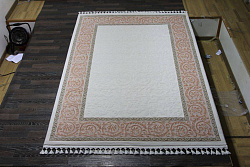 Ковер HUNKAR D6514A BEYAZ / BEYAZ