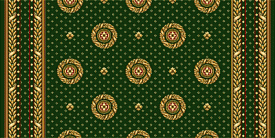 Ковровая дорожка полушерстяная LIDER green 
