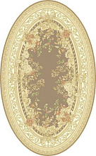 Рельефный ковер из вискозы VENEZIA 5095 193872 l brown ОВАЛ