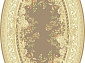 Рельефный ковер из вискозы VENEZIA 5095 193872 l  brown ОВАЛ