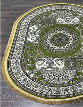Ковер NIGIN MANOLYA IRANI 8008 GREEN Овал