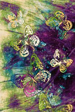 Коврик для детей Бабочки FUNKY FRU violet