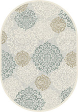 Рельефный ковер из вискозы GENOVA 38001 6555 61 ОВАЛ