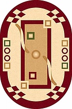 Ковер KAMEA 5462 RED Овал