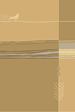 рельефный NATURAL10 Bird dark beige RELIEF