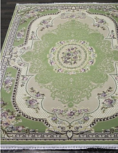 Ковер с цветами NAPOLI 9006C GREEN / GREEN