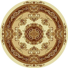 Ковер шерстяной Floare  BUSHE 210-1149 КРУГ