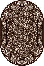 Ковер-циновка NOVARO 909-91 ОВАЛ