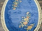90 LINE WOOLEN HANDK-KNOTTED A-116 BLUE Овал