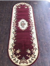 Ковер PACIFIC CARVING 37 BORDEAUX / CREAM Овал