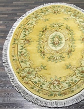 90 LINE WOOLEN HANDK-KNOTTED 0083 BEIGE Овал
