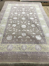 Ковер Индия шерсть шелк 14x14 818A PURPLE