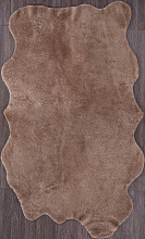 Ковер Мутон Sheepskin Sheepskin 95x190 темно бежевый
