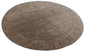 ручной работы FENDI-9 круглый монохромный taupe