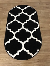 Ковер MEGA CARVING d422 DARK NAVY Овал