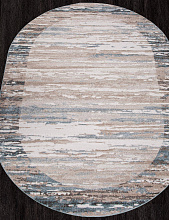 Ковер NATUREL D983 BEIGE-BLUE Овал