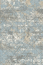 Ковер VALENCIA DELUXE F379 BLUE-GRAY
