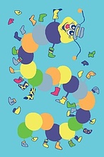 детский FUNKY TOP IWO azure 