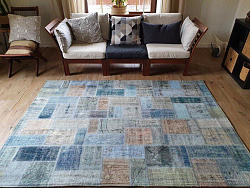 Ковер винтажный PATCHWORK ручной работы Vintage Look at Me P-146