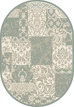 Рельефный ковер из вискозы GENOVA 38009 6555 90 ОВАЛ