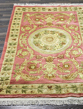 90 LINE WOOLEN HANDK-KNOTTED SHD-3 PINK