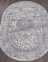 Ковер MARDAN 5106A COKEN D.GREY / BLUE Овал