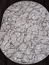 Ковер SILVER F389 GRAY Овал