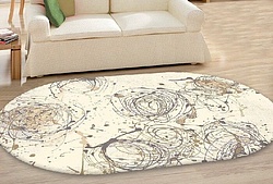 Ковер  ALABASTER Kianta W linen Овал