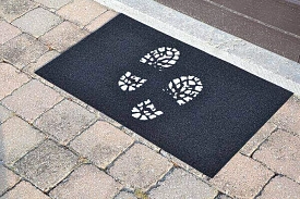 Грязезащитный коврик Modemo 300262 0.5х0.8 следы