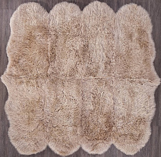 Ковер Овчина Sheepskin Sheepskin 195x190 светло бежевый