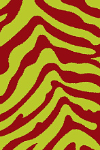 Ковер SHAGGY ULTRA s604 GREEN-RED