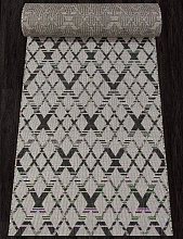 Ковровая дорожка-циновка KAIR S135 BLACK-GRAY